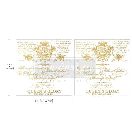 Maxi Decor Transfer® - Queen's Glory