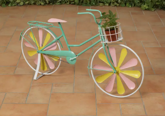 Metal Spring Decor Bicycle - For Local Pick Up ONLY