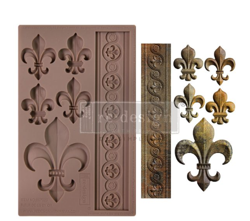 Decor Moulds® - Fleur De Lis En Or