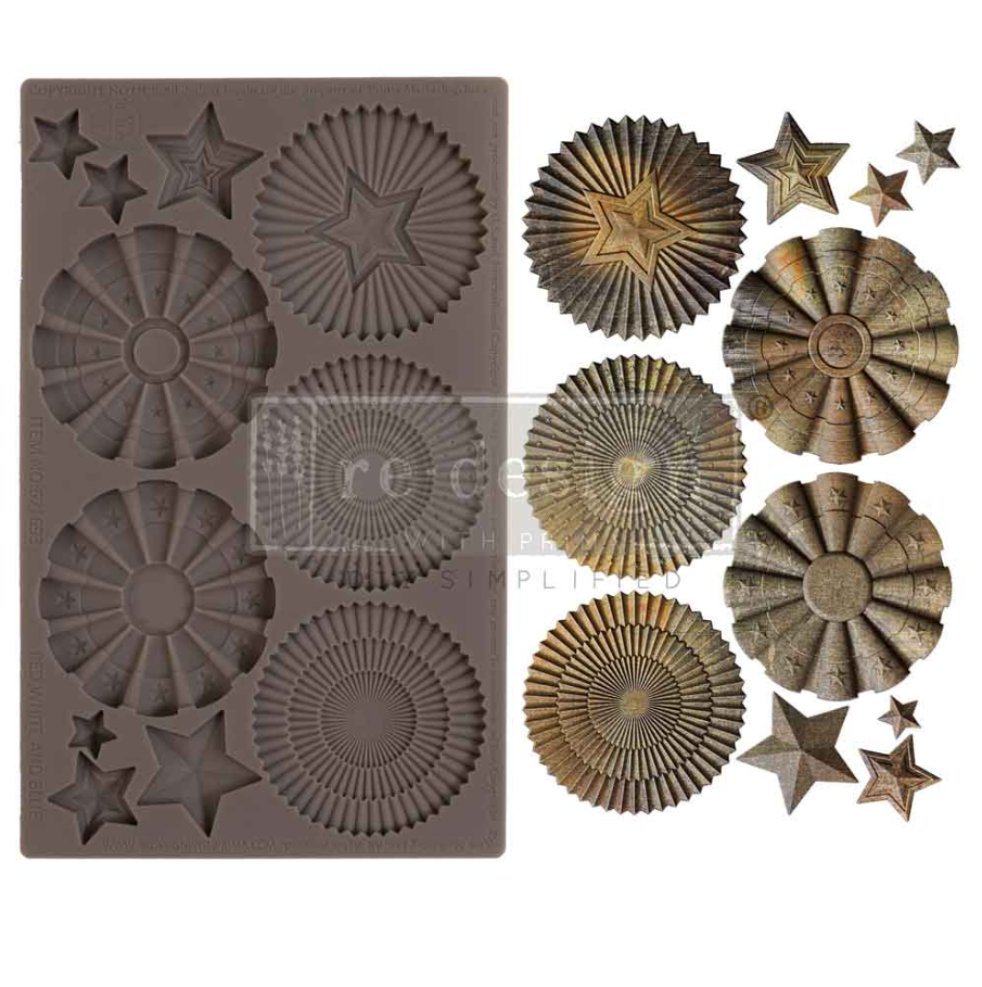 Decor Moulds® - Red, White & Blue