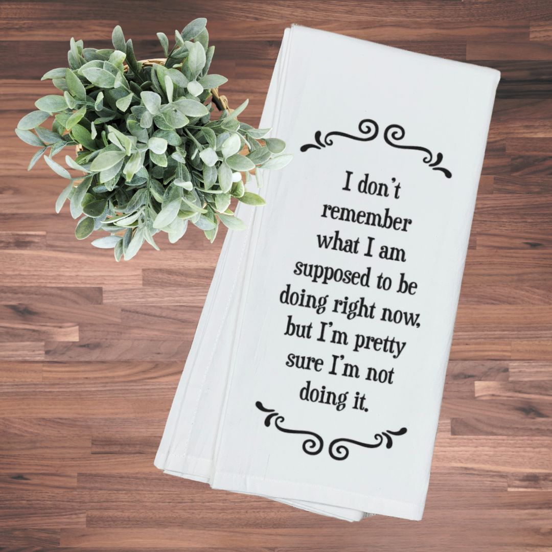 Funny Message Kitchen Towels