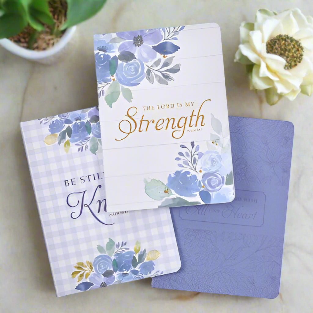 Christian Art Gifts Faith Notebook Set - 3 Pieces