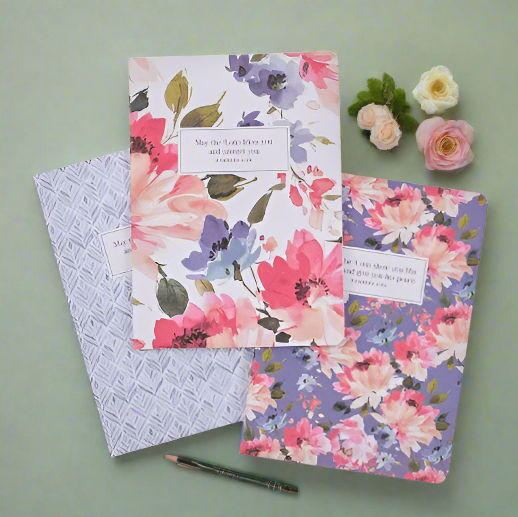 Christian Art Gifts Faith Notebook Set - 3 Pieces