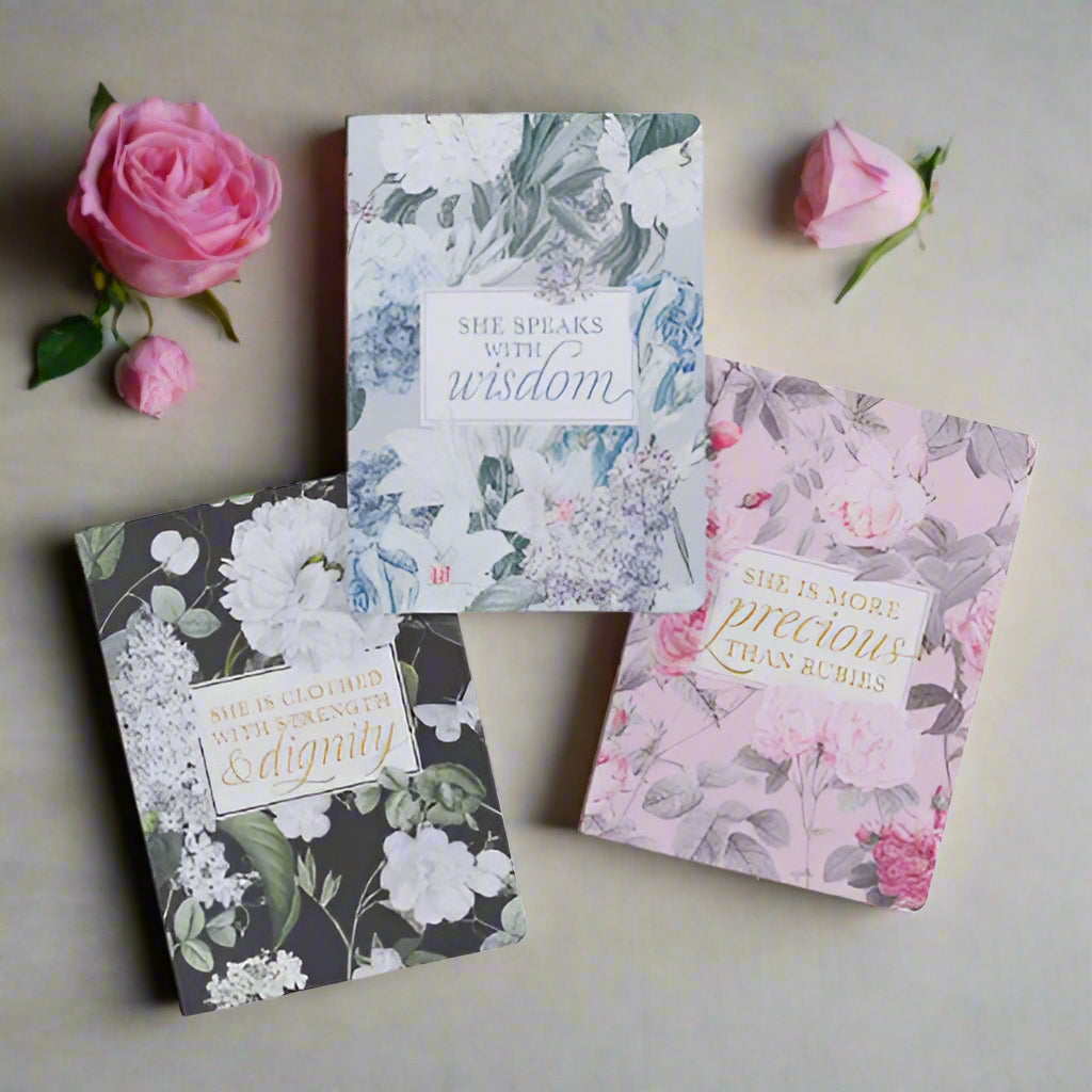 Christian Art Gifts Faith Notebook Set - 3 Pieces