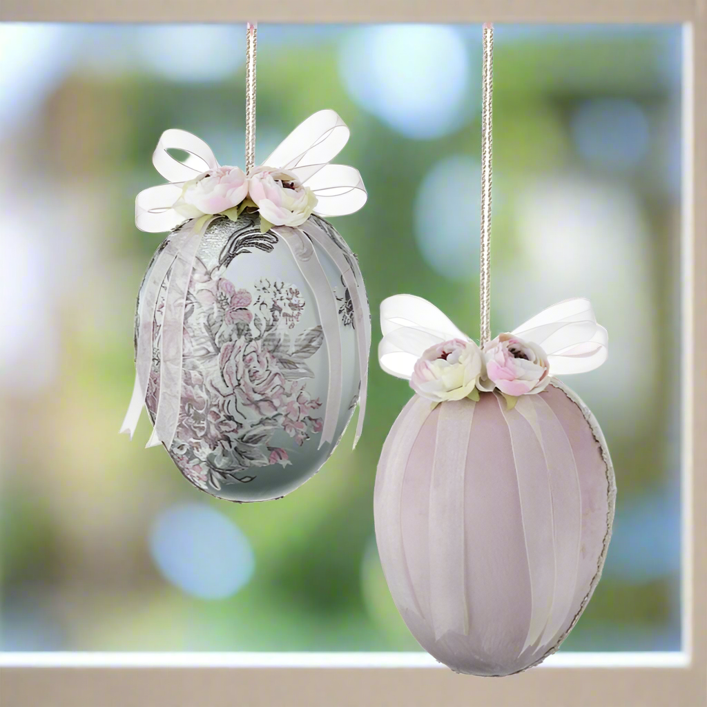 Paisley and Velvet Easter Eggs