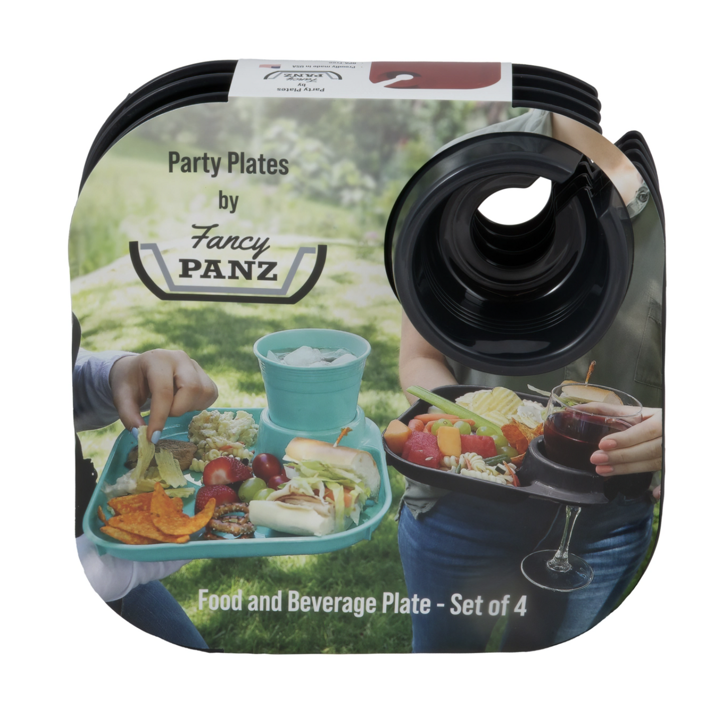 Fancy Panz Reuseable Party Plates