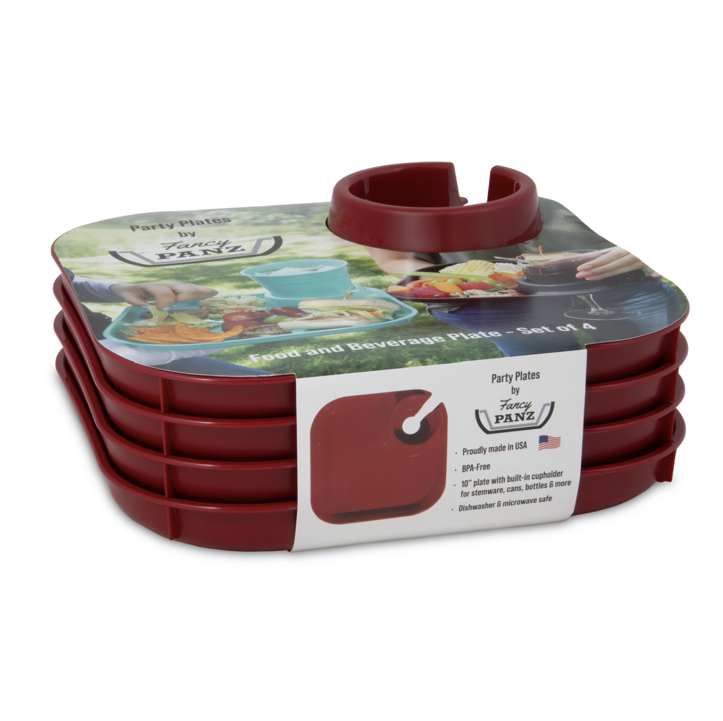 Fancy Panz Reuseable Party Plates