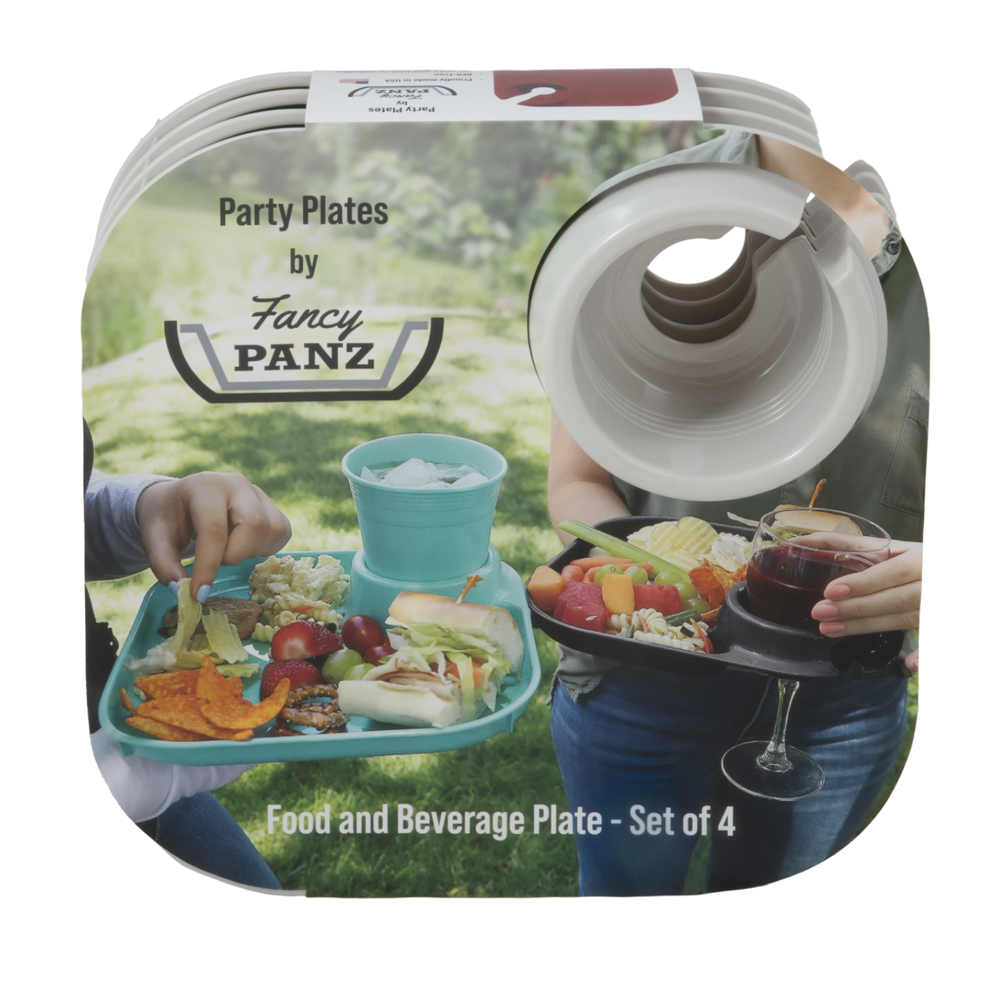 Fancy Panz Reuseable Party Plates