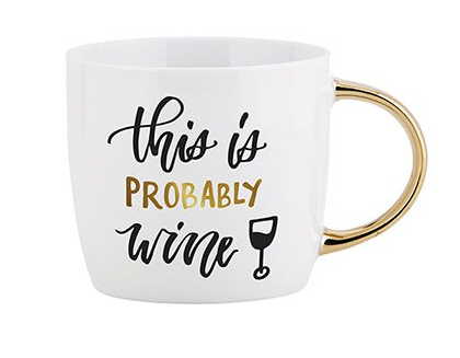 Gold Handled Mug