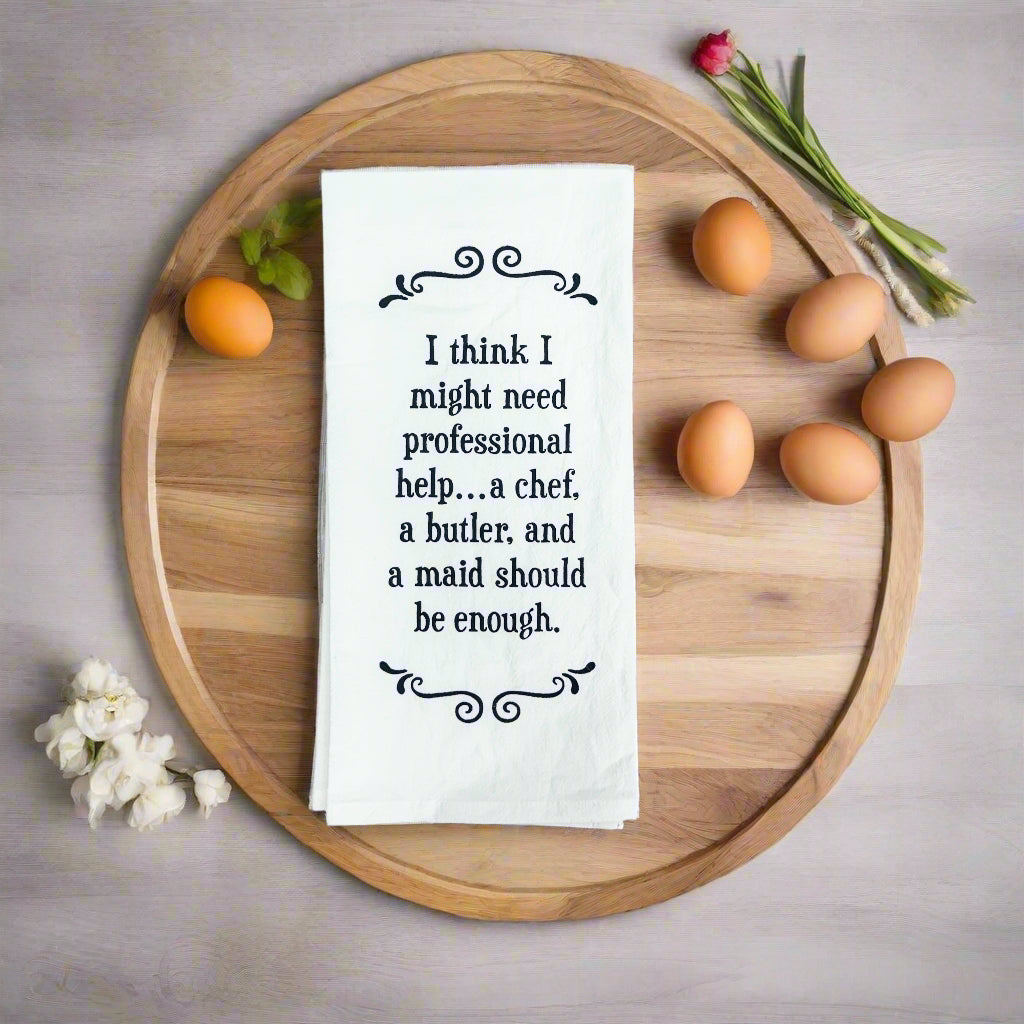 Funny Message Kitchen Towels