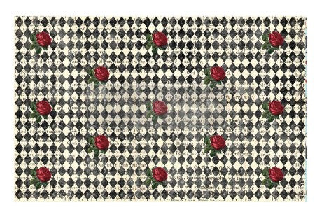 Redesign Decoupage Decor Tissue Paper - Queen's Court of Roses