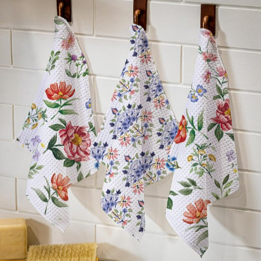 Quick Dry Dish Cloths - Floral Dance
