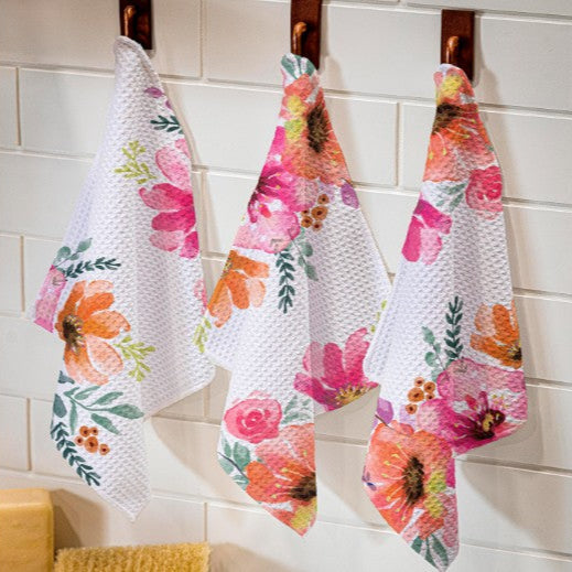 Quick Dry Kitchen Towel & Dish Cloths - Pastels of Nature