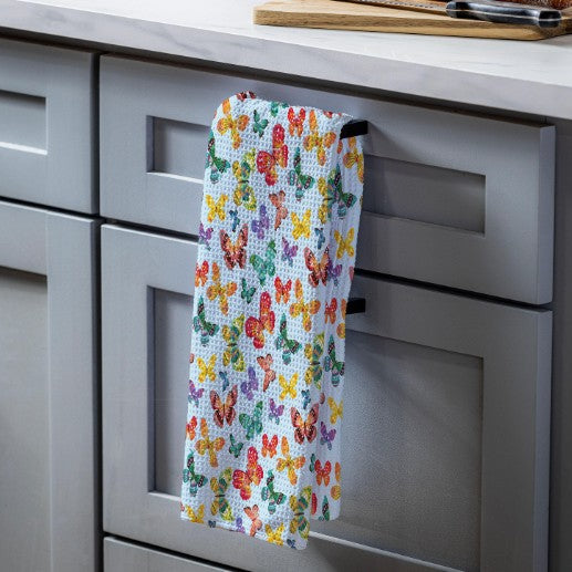 Quick Dry Kitchen Towel - Butterfly Toile