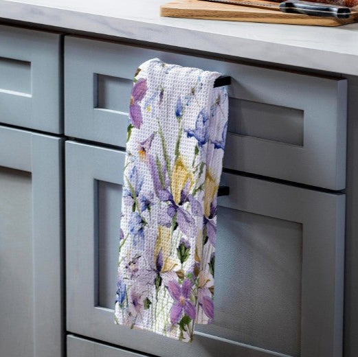 Quick Dry Kitchen Towel & Dish Cloths - Golden Lilac