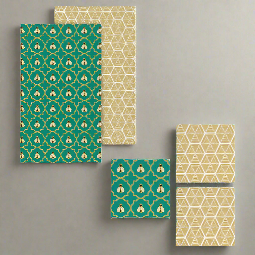 Quick Dry Kitchen Towel & Dish Cloths - Bee Deco