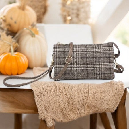 Jen & Co Riley Crossbody Wristlet - Patterns & Animal Prints