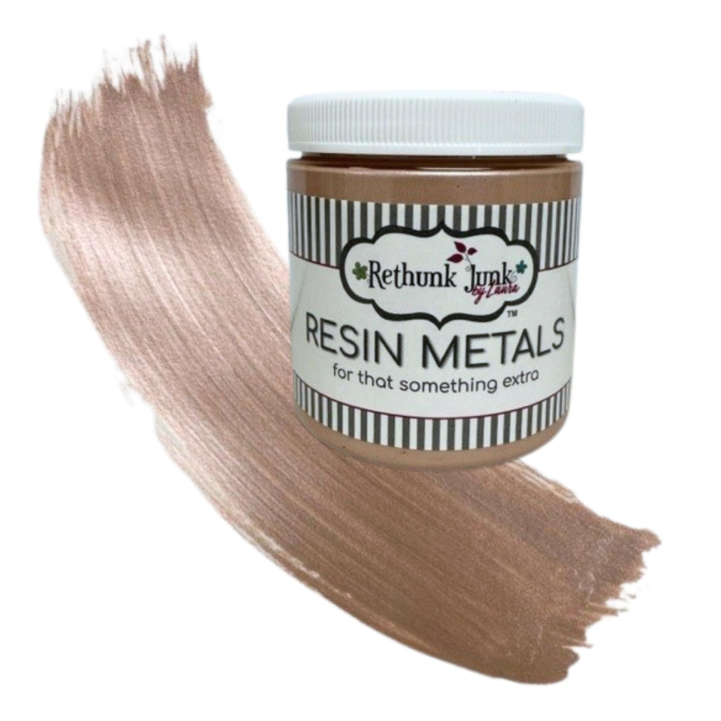 Rethunk Junk Resin Paint in Metallic Rose Gold