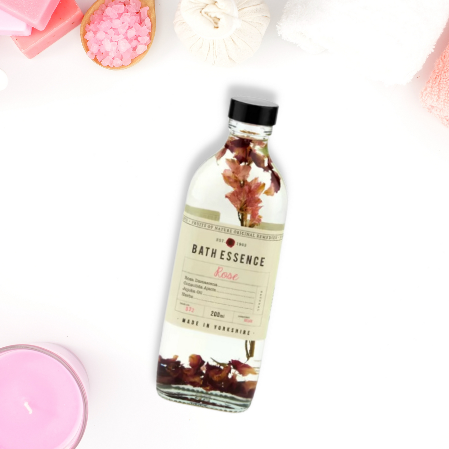 Fikkerts Fruits of Nature Bath Products - Rose Scent