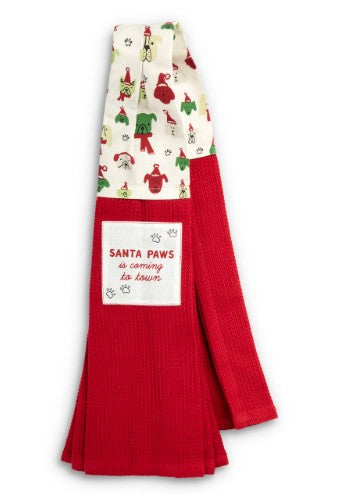 Santa Paws Dirty Paws Boa