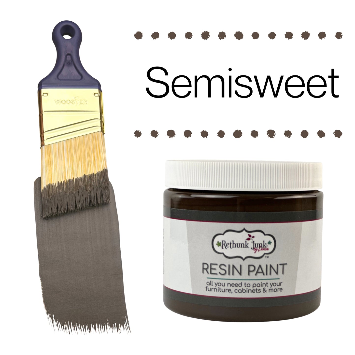 Rethunk Junk Resin Paint in Semisweet