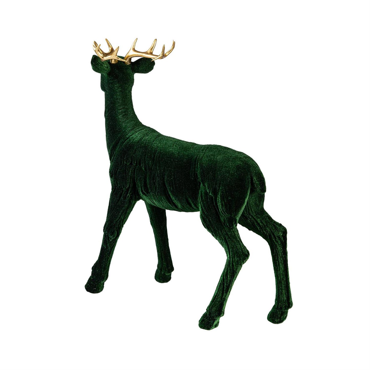 Shades of Green Flocked Deer