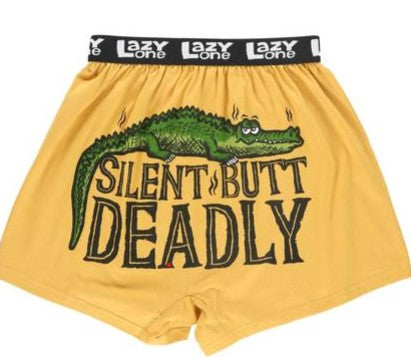 LazyOne Boxers - Silent Butt Deadly Croc