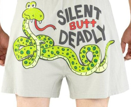 LazyOne Boxers - Silent Butt Deadly Snake