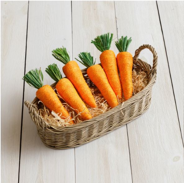 Sisal Carrot Bag