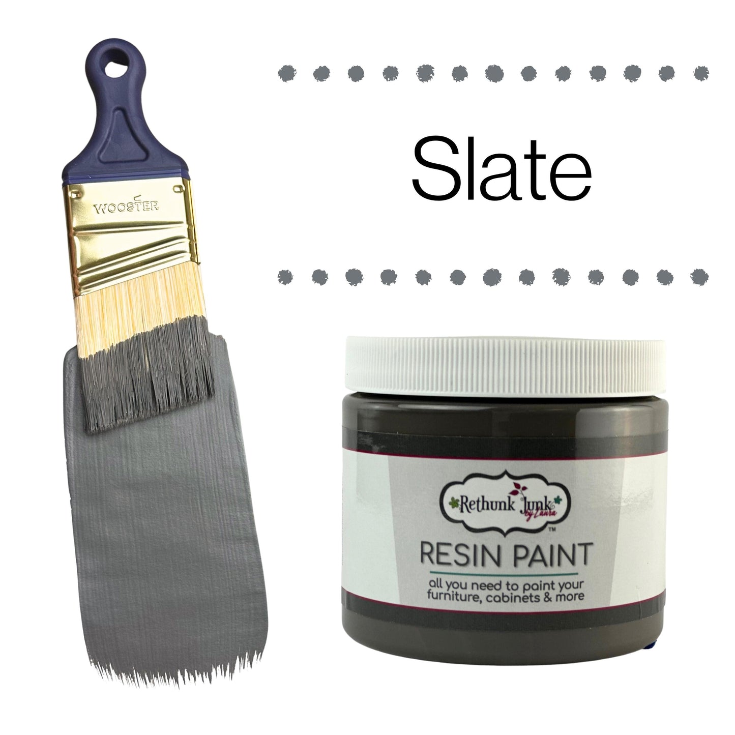 Rethunk Junk Resin Paint in Slate