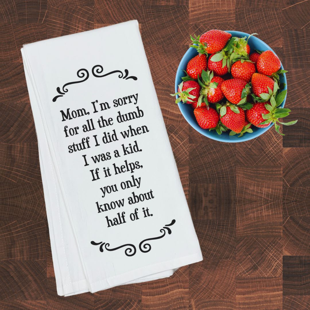 Funny Message Kitchen Towels