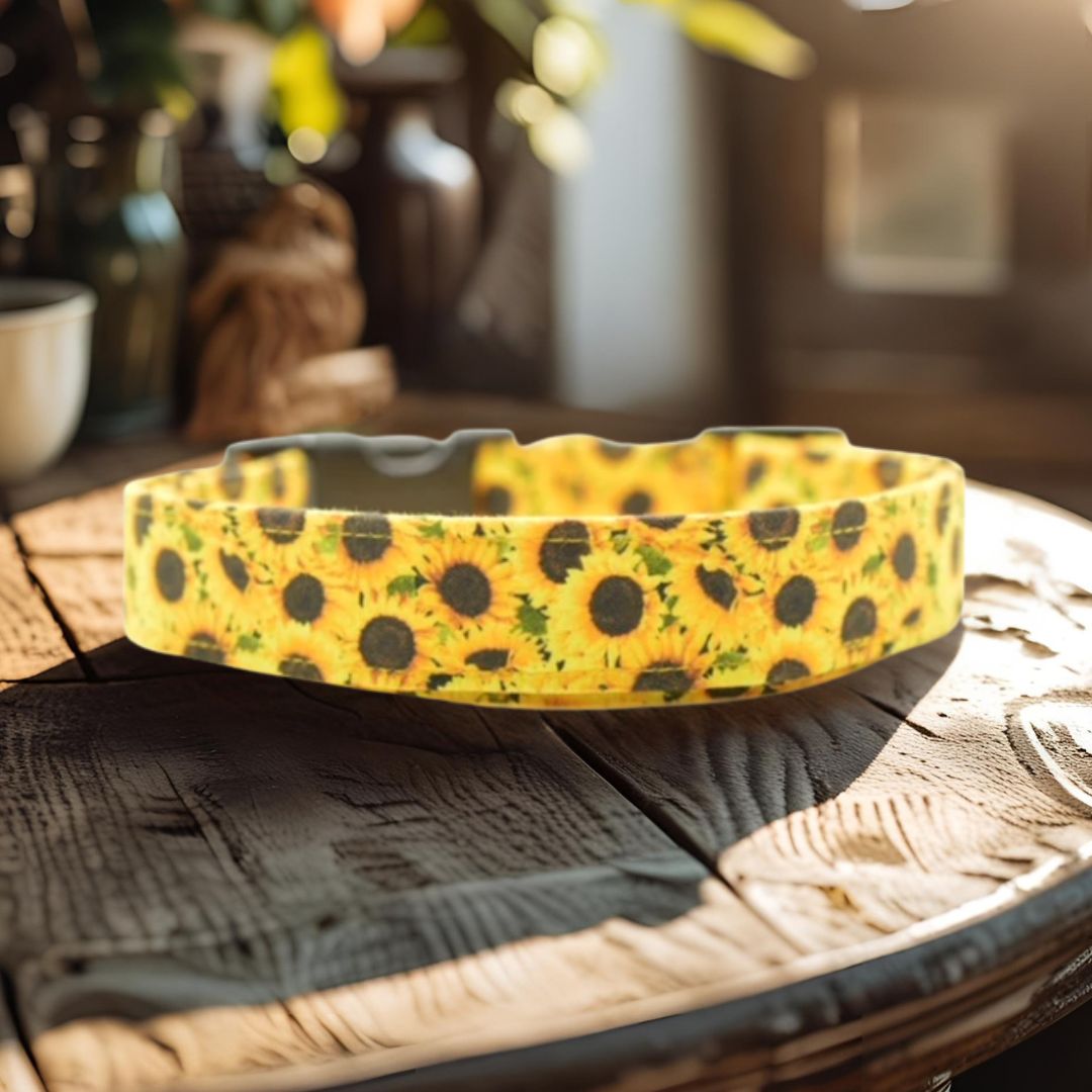 Sunflower Dog Collar