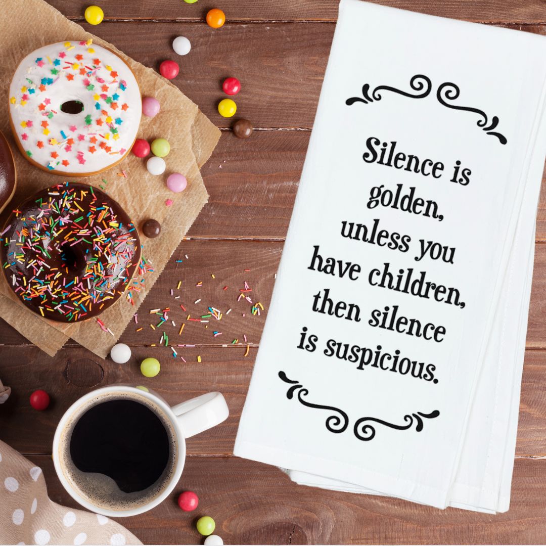 Funny Message Kitchen Towels