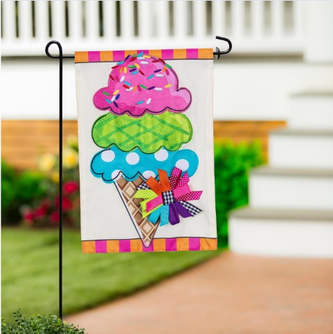 Evergreen Garden Flag - Summer & Patriotic