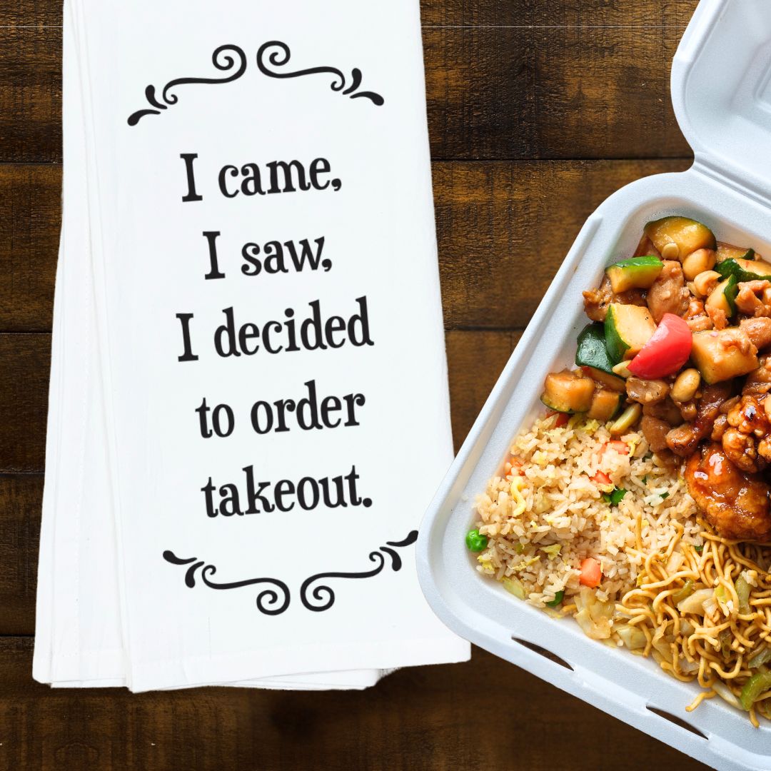 Funny Message Kitchen Towels