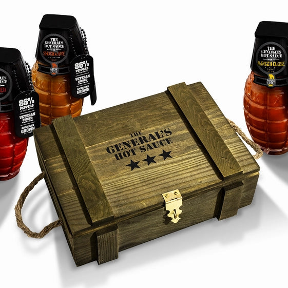 The General's Hot Sauce 3-Star Gift Box