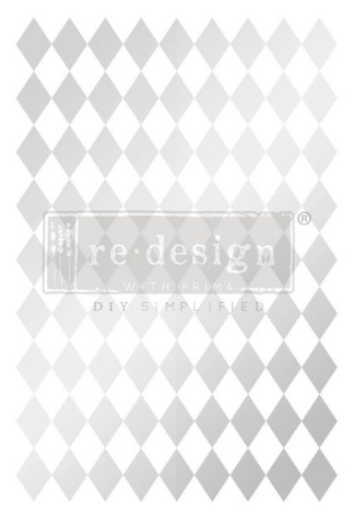 Decor Transfer® - Silver Harlequin