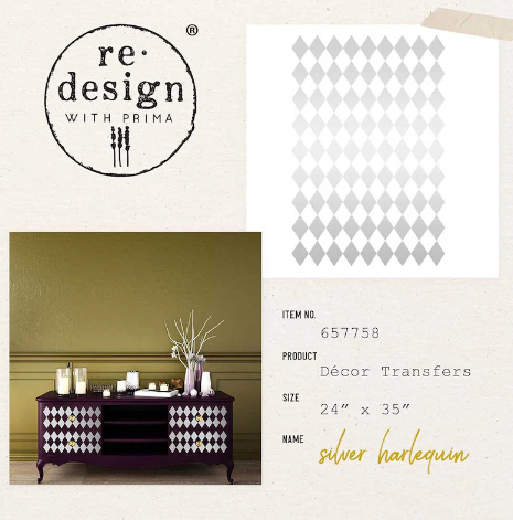 Decor Transfer® - Silver Harlequin