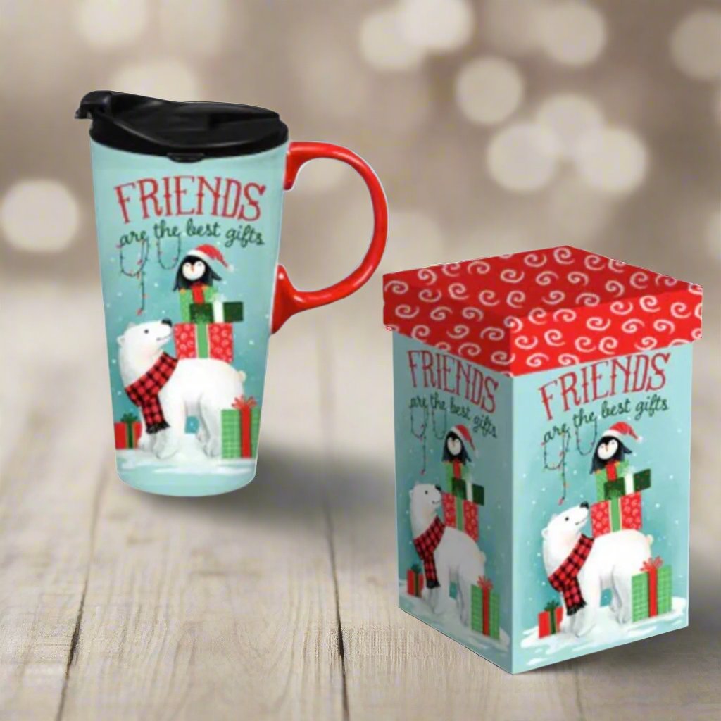 Holiday Travel Mug with Gift Box