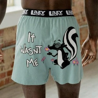 LazyOne Boxers - Wasn't Me Blue