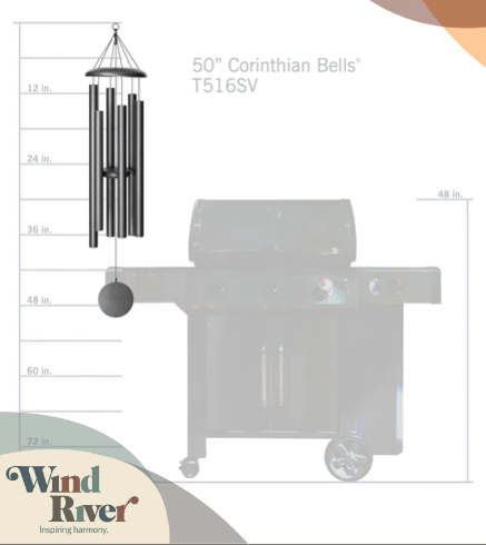 Corinthian Bells® Wind Chimes - 50 Inch