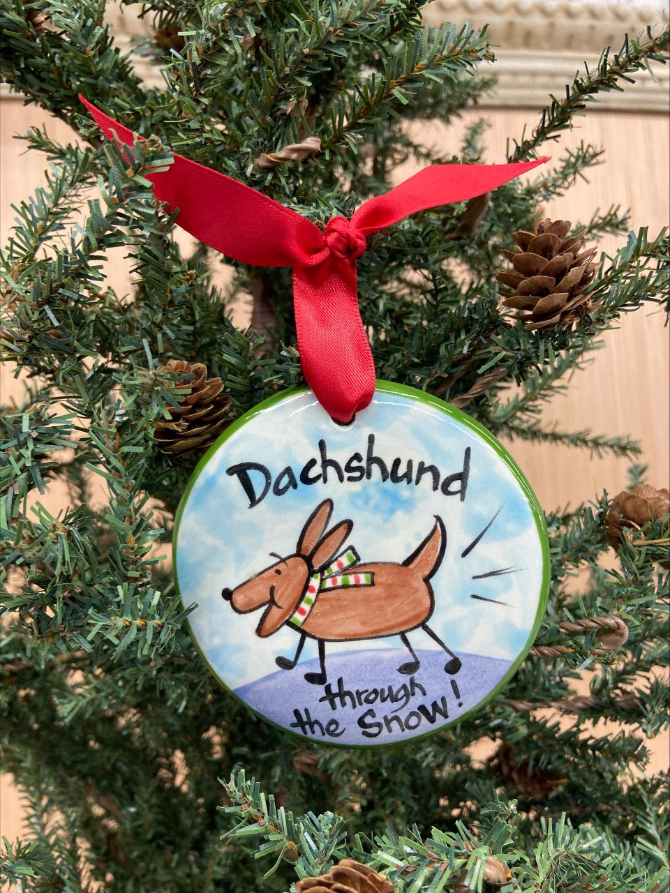 Hand-Painted Ceramic Ornament - Pet Collection