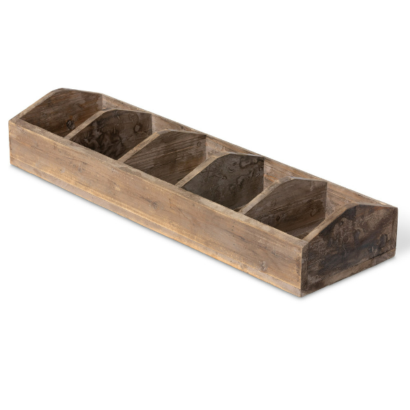 Park Hill Divided Wooden Display Box - Local Pick Up ONLY
