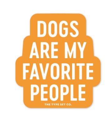 Vinyl Stickers by The Type Set Co - Pet Collection