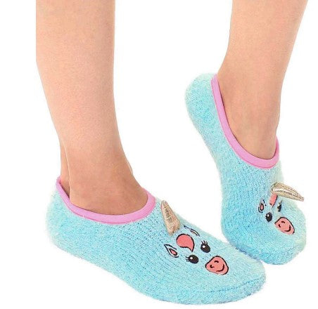 Fuzzy Unicorn Slipper Sock