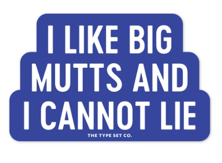 Vinyl Stickers by The Type Set Co - Pet Collection