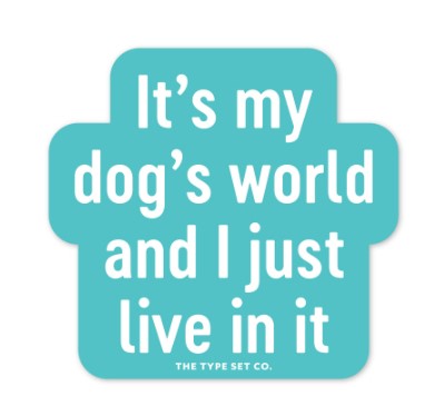 Vinyl Stickers by The Type Set Co - Pet Collection