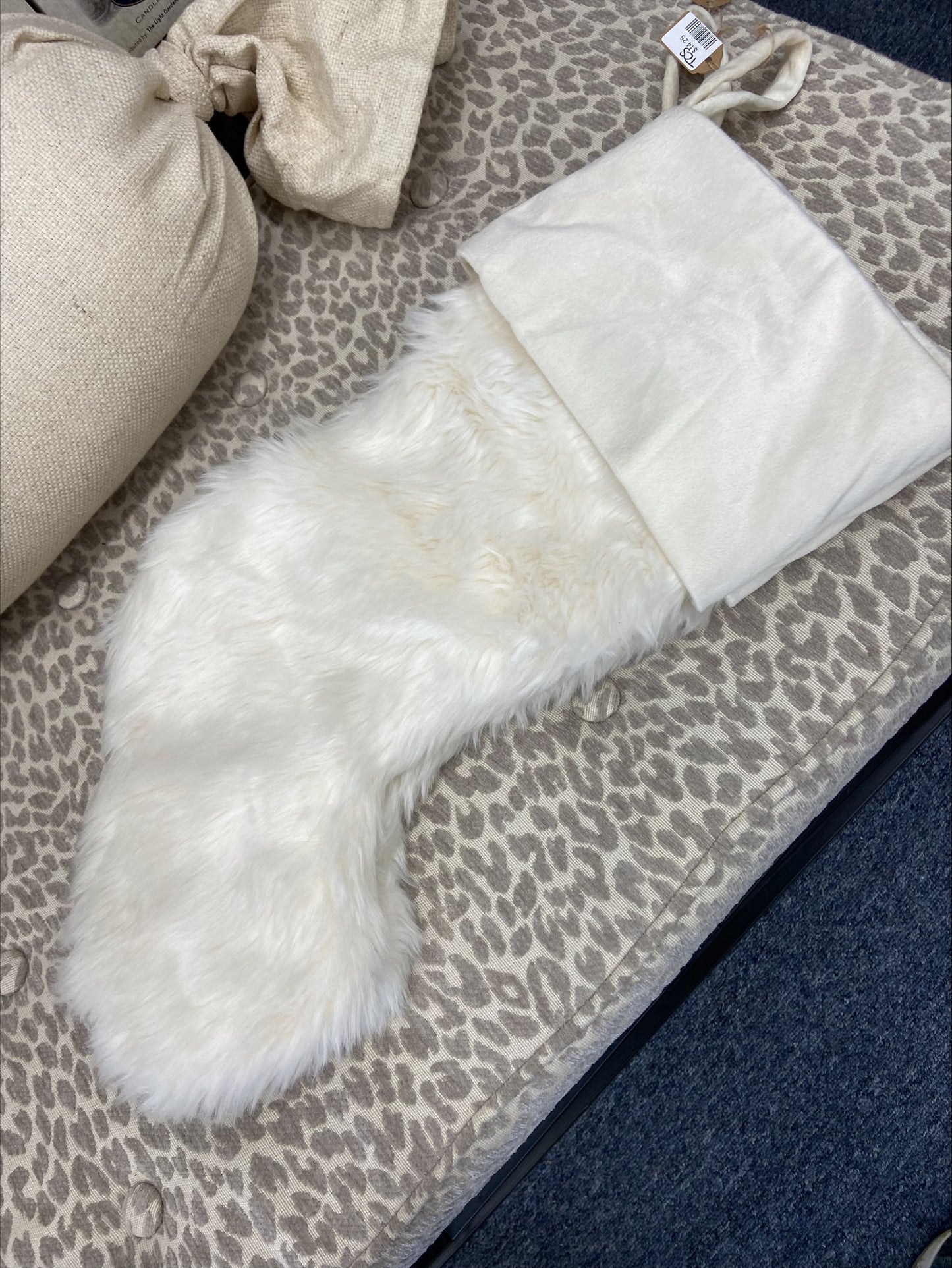 Ivory Fur Stocking