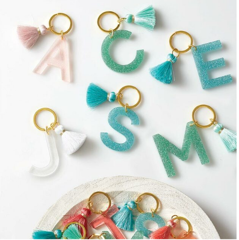Acrylic Letter Keychain