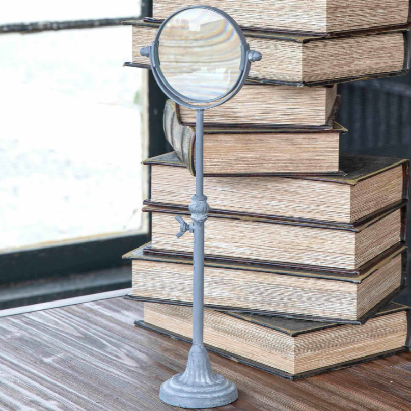 Park Hill Metal Standing Magnifying Glass